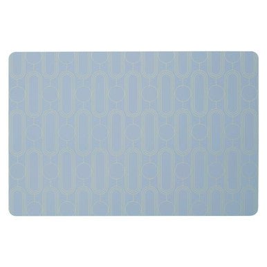 Frosted Deco Set Of 4 Blue Placemats - Joe’s Haven