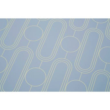Frosted Deco Set Of 4 Blue Placemats - Joe’s Haven
