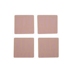 Frosted Deco Set Of 4 Pink Coasters - Joe’s Haven