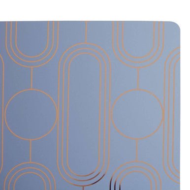 Frosted Deco Set Of 4 Blue Coasters - Joe’s Haven