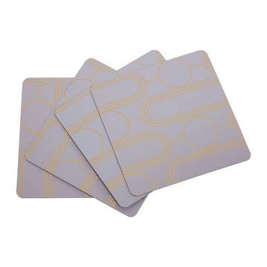 Frosted Deco Set Of 4 Lilac Coasters - Joe’s Haven