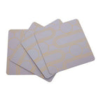 Frosted Deco Set Of 4 Lilac Coasters - Joe’s Haven