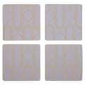 Frosted Deco Set Of 4 Lilac Coasters - Joe’s Haven
