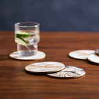 Mimo 6Pc Marble Effect Assorted Cork Coasters - Joe’s Haven