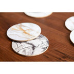 Mimo 6Pc Marble Effect Assorted Cork Coasters - Joe’s Haven