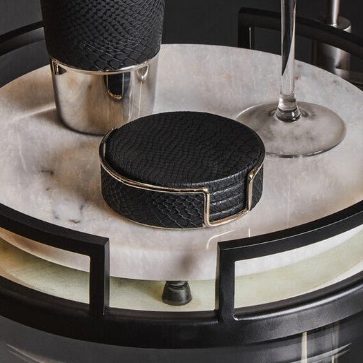 Mixology Set Of Four Black Coasters - Joe’s Haven