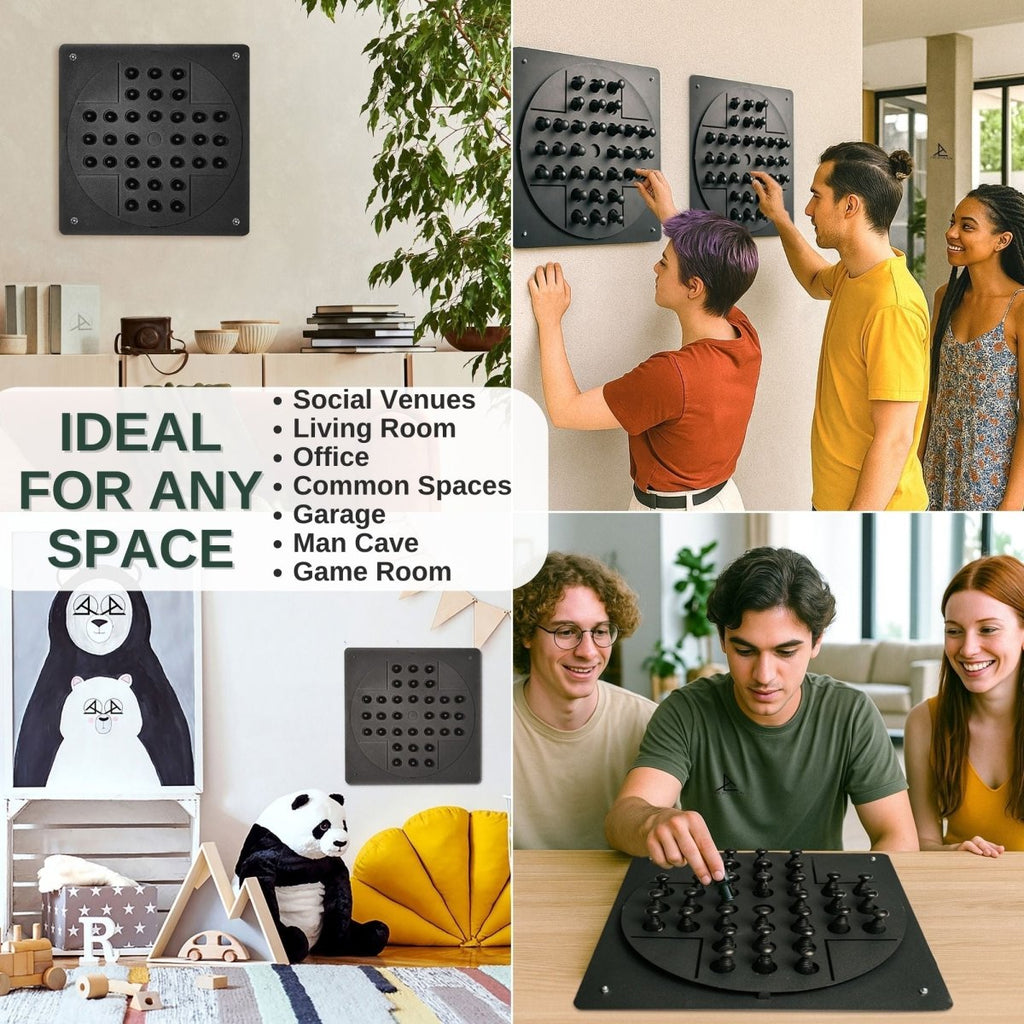 Peg Solitaire Black Wall Game - Joe’s Haven