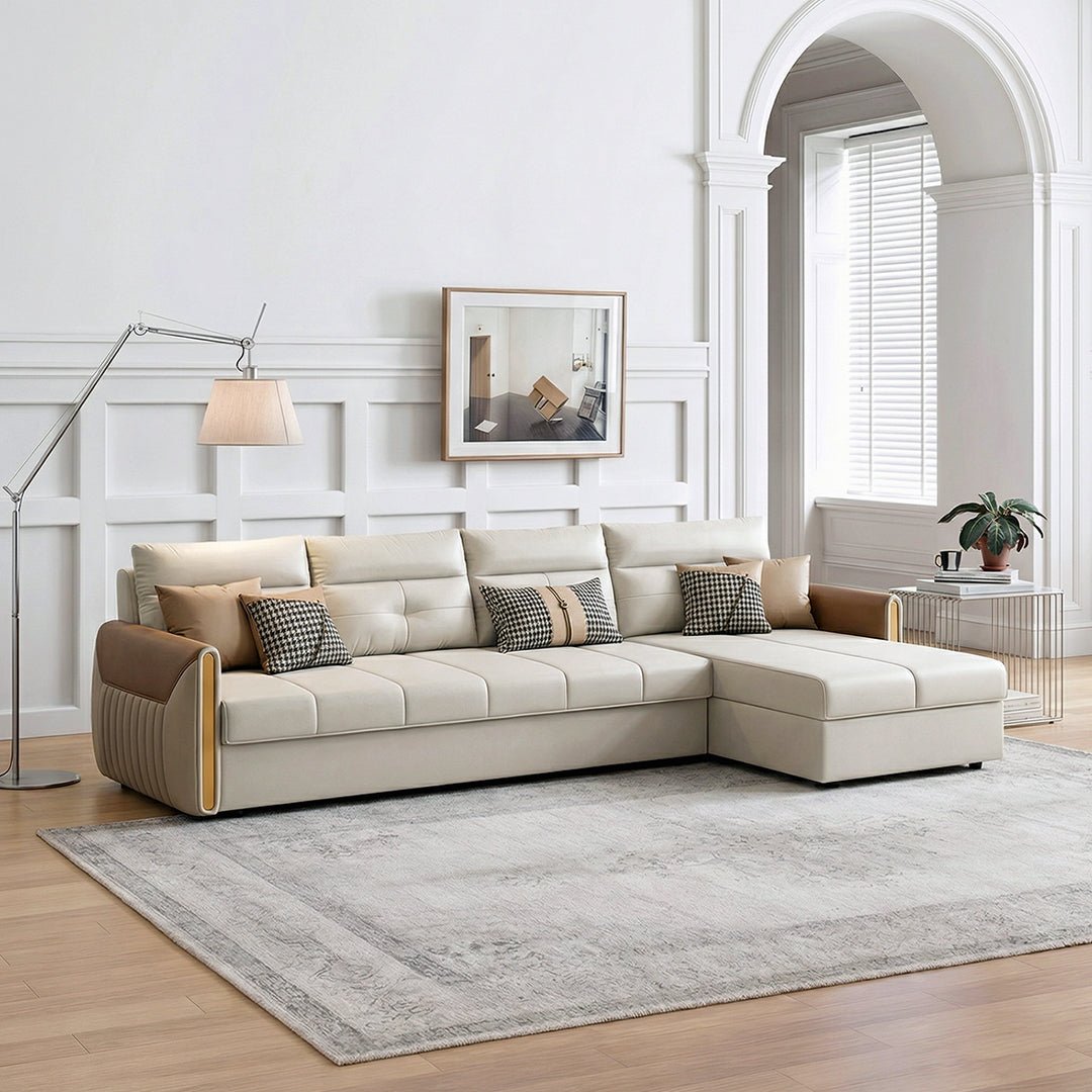 Malhotra L Shape Sofa Bed, Small Corner Sofa Bed - Joe’s Haven