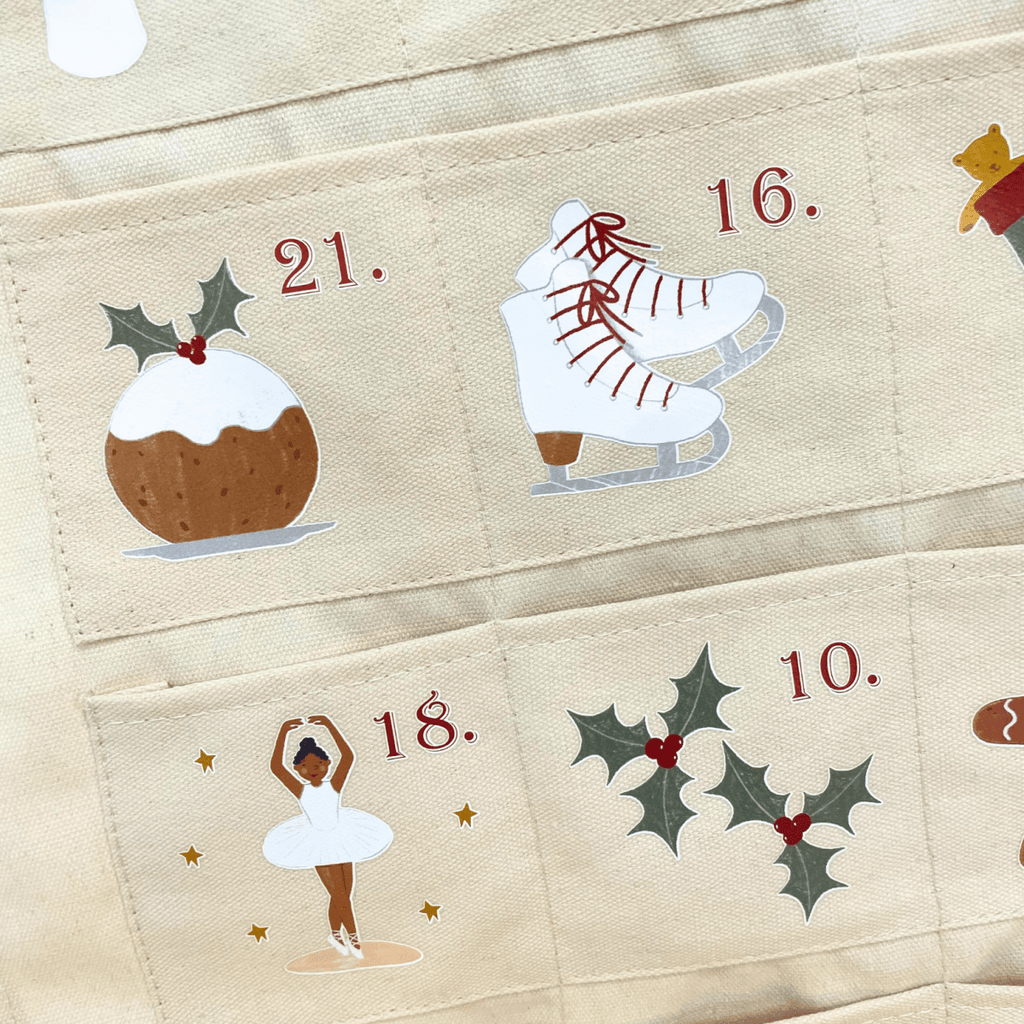 Personalised Fabric Christmas Advent Calendar - Countdown - Joe’s Haven