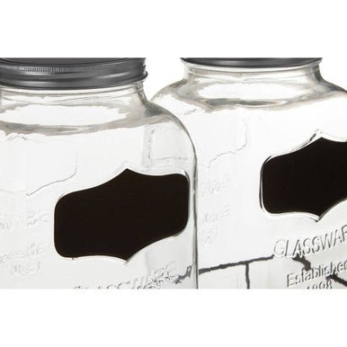 Grocer Set Of 2 Drink Dispensers With Stand - Joe’s Haven