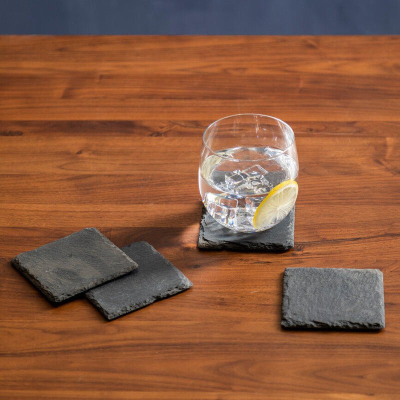 Set Of Four Slate Square Coasters - Joe’s Haven