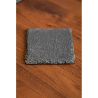 Preto Set Of Four Slate Square Coasters