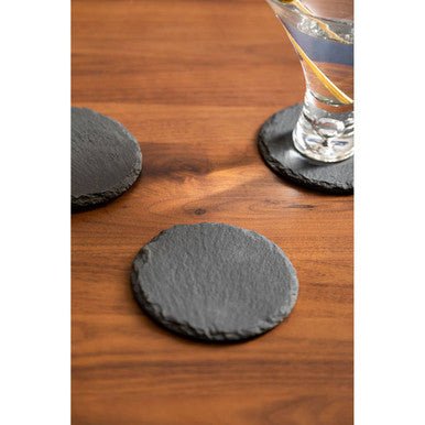 Set Of Four Slate Round Coasters - Joe’s Haven
