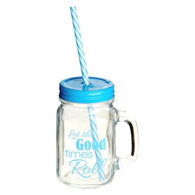 Good Times Square Mason Jar Mug - Joe’s Haven