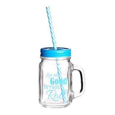 Good Times Square Mason Jar Mug - Joe’s Haven