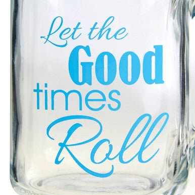 Good Times Square Mason Jar Mug - Joe’s Haven