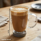 Amari Double Wall Glass Mug with Silicone Base 350ml - Joe’s Haven
