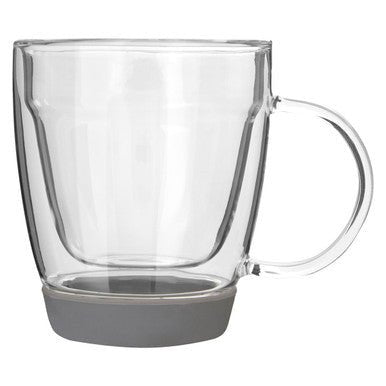 Amari Double Wall Glass Mug with Silicone Base 350ml - Joe’s Haven