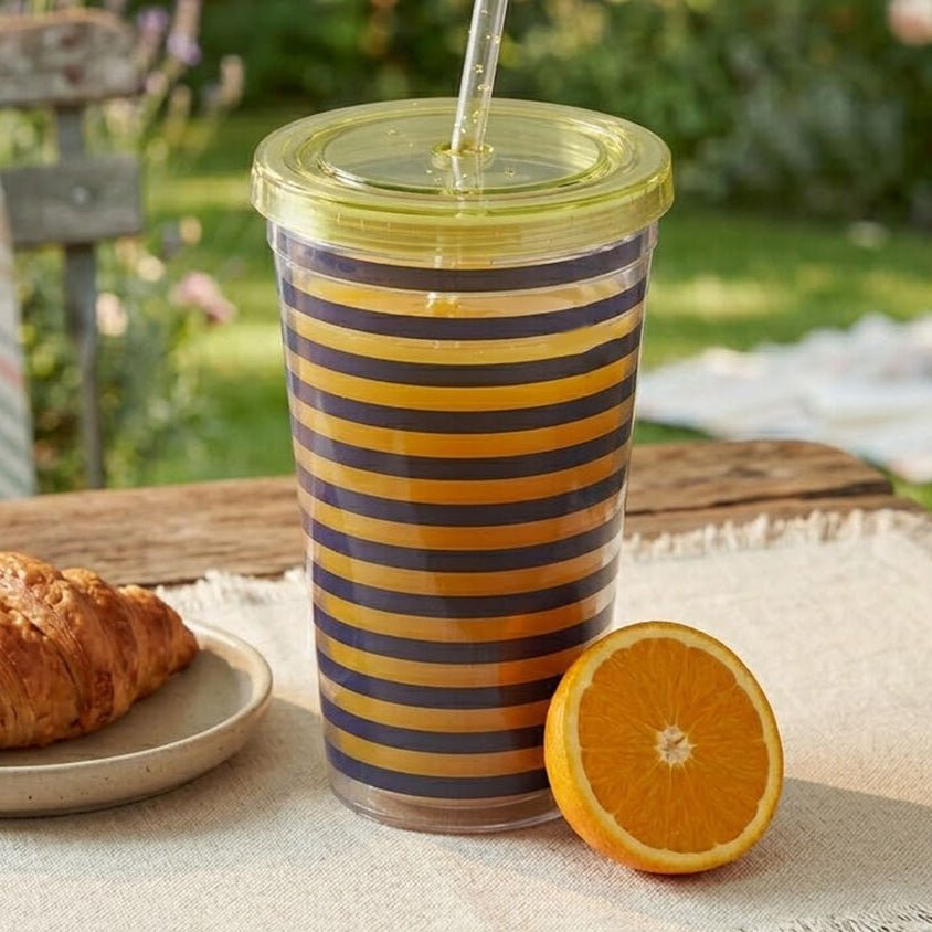 Stripe 450Ml Drinks Cup | Mimo - Joe’s Haven