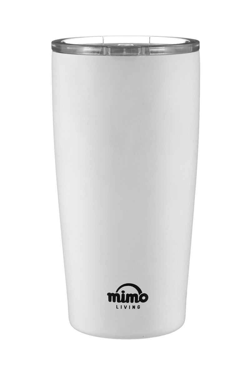 Mimo Matt White Travel Mug - Joe’s Haven