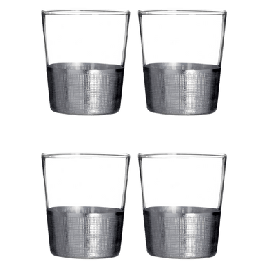 Set Of Four Apollo Clear Glass Tumblers - Joe’s Haven