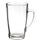 Euri Clear Tall Glass Mugs Set Of 4 - Joe’s Haven