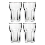 Euri Set Of 4 Luxor Clear Glass Tumblers 360Ml - Joe’s Haven