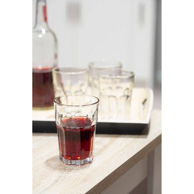 Euri Set Of 4 Luxor Clear Glass Tumblers 360Ml - Joe’s Haven
