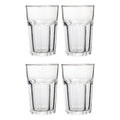 Euri Set of Four Clear Glass Tumblers 500ml - Joe’s Haven