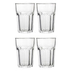 Euri Set of Four Clear Glass Tumblers 500ml - Joe’s Haven