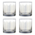 Set Of Four Jazz Tumbler Glasses - Joe’s Haven