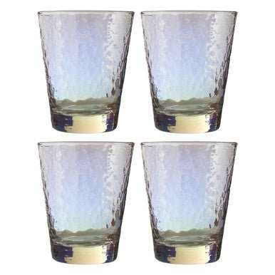 Aurora Set Of 4 Lustre Glass Tumblers - Joe’s Haven