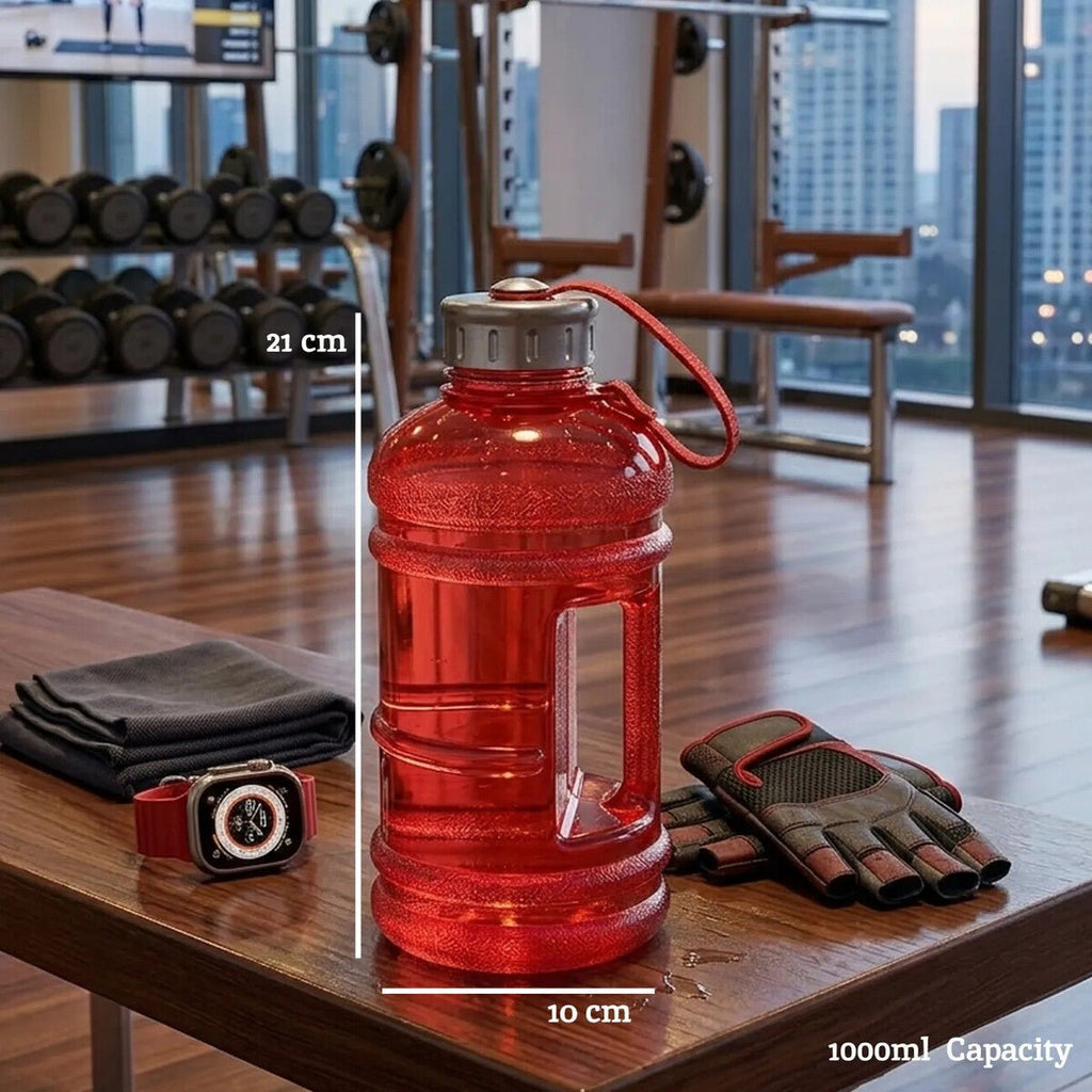Olly Red 1000Ml Sports Drinking Bottle - Joe’s Haven