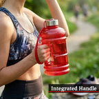 Olly Red 1000Ml Sports Drinking Bottle - Joe’s Haven
