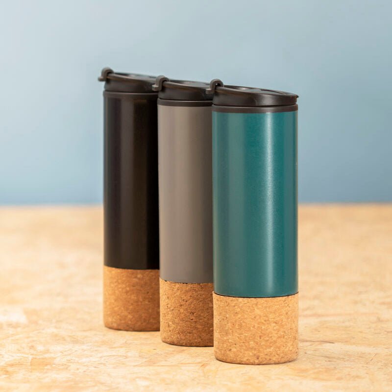 Mimo Dark Green Double Wall Travel Mug - Joe’s Haven