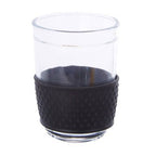 Mimo Glass Mug With Black Silicone Band Lid - Joe’s Haven