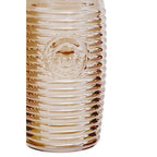 Dayla Set Of Four Gold Ribbed Glass Tumblers - Joe’s Haven