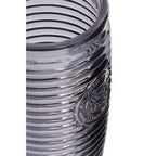 Dayla Set Of Four Grey Ribbed Glass Tumblers - Joe’s Haven