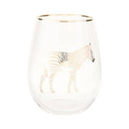 Nomi Gold Zebra Curved Tumbler - Joe’s Haven