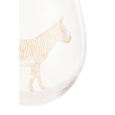 Nomi Gold Zebra Curved Tumbler - Joe’s Haven
