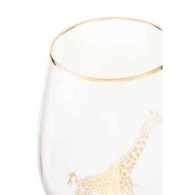 Nomi Gold Giraffe Curved Tumbler - Joe’s Haven
