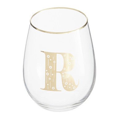 Claro Letter R Curved Tumbler - Joe’s Haven