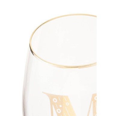 Claro Letter M Curved Tumbler - Joe’s Haven