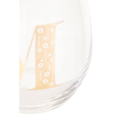 Claro Letter M Curved Tumbler - Joe’s Haven