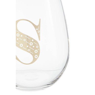 Claro Letter S Curved Tumbler - Joe’s Haven