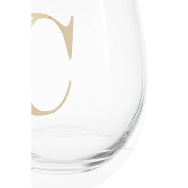 Claro Letter C Curved Tumbler - Joe’s Haven