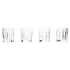 Auclair Set Of Four Check Glass Tumblers - Joe’s Haven
