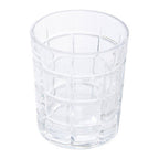 Auclair Set Of Four Check Glass Tumblers