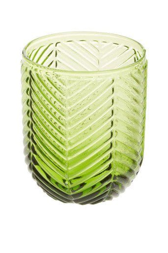 Fleur Set Of Four Green Tumblers - Joe’s Haven
