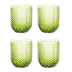 Fleur Set Of Four Green Tumblers - Joe’s Haven